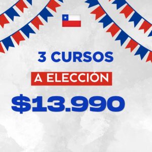 Pack de 3 cursos a elección