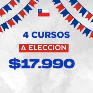 Pack de 4 cursos a elección