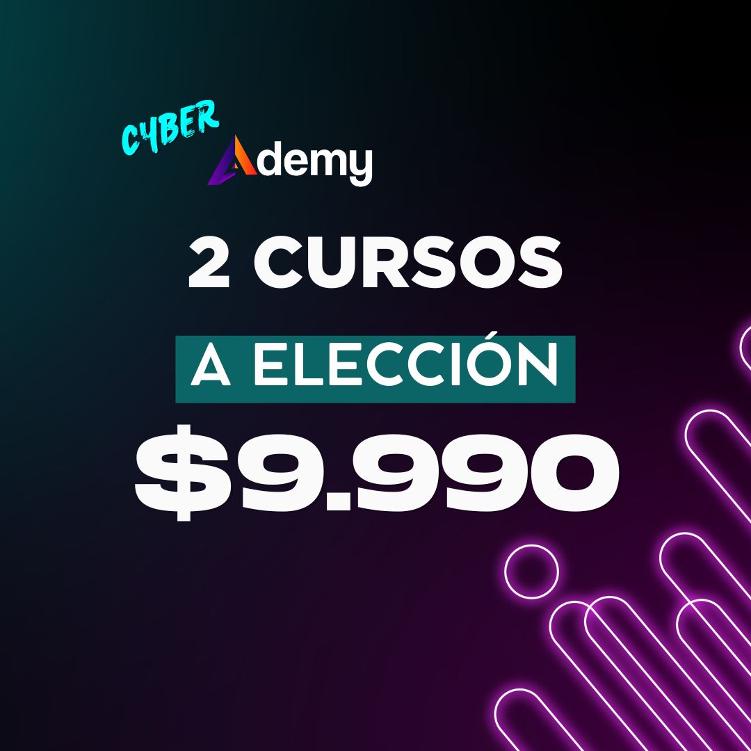 Pack de 2 cursos a elección