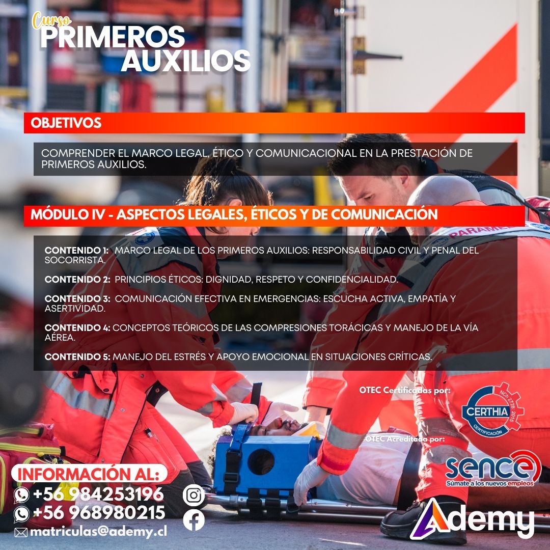 CURSO PRIMEROS AUXILIOS - Imagen 5