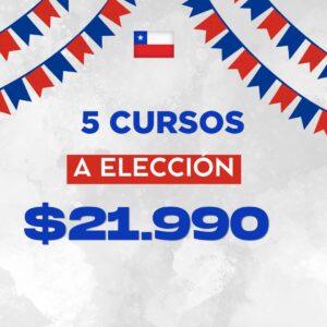 Pack de 5 cursos a elección
