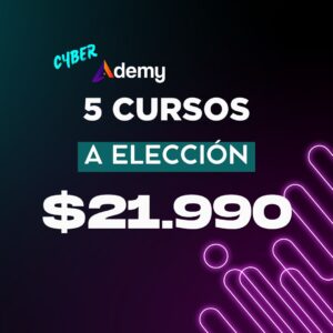 Pack de 5 cursos a elección